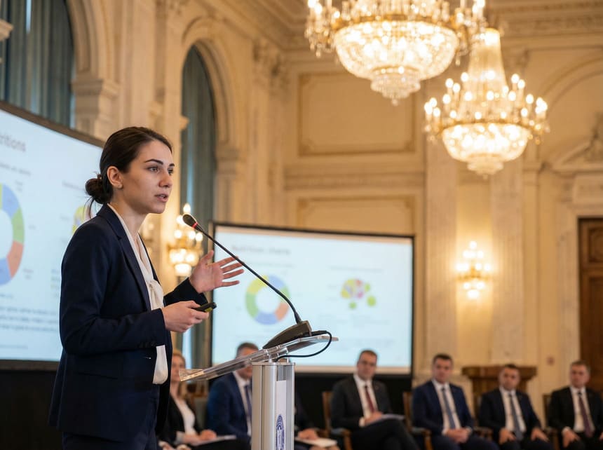 Αντριάνα σε συνέδριο